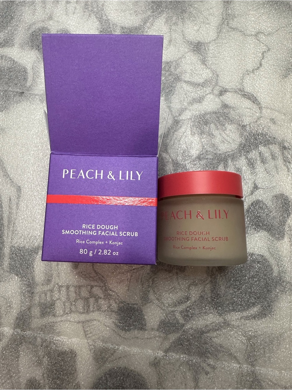 Peach & Lily Rice Dough Smoothing Facial Scrub —